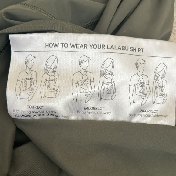 LALABU V-Neck Short Sleeve Dad Shirt in Fern Green Size M - Picture 5 of 8